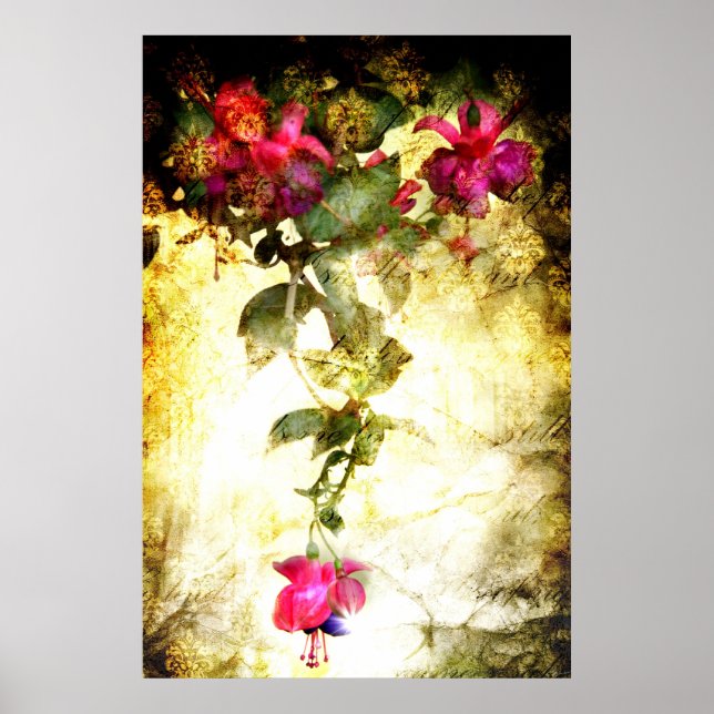Póster Salm 23 (Poster de Arte Floral) (Frente)