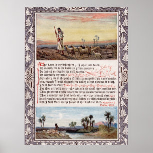 Póster Salm 23 Vintage