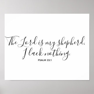 Poster Salm 23 Wall art