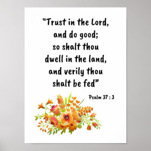 Poster Salm 37 :3