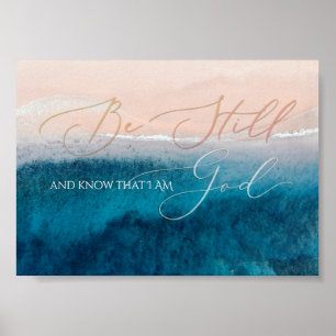 Poster Salm 46 10, Be Aerial Beach, Deep Blue Sea