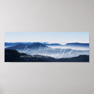 Poster Salm 46 10, Seja Misty Mountain Clear Sky