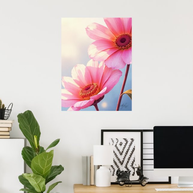 Poster Salmão beijado por sol (Escritório em casa)