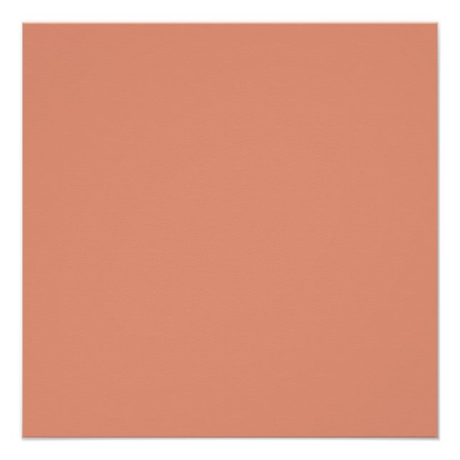 Póster salmão escuro colorido (Frente)