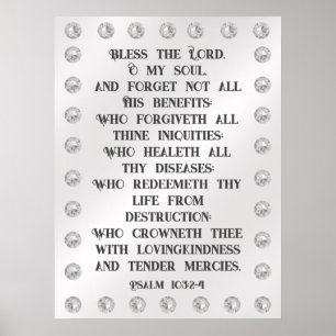 Poster Salmo 103:2-4