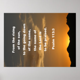 Póster Salmo 113:3