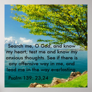 Poster Salmo 139:23-24