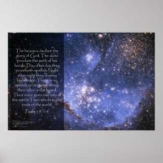 Póster Salmo 19:1-4