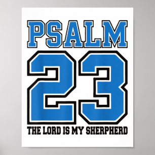 Poster Salmo 23 O Senhor É Meu Pastor Engraçado Cristão T