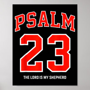 Poster Salmo 23 O Senhor É Meu Pastor Futebol Cristão