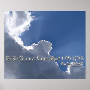 Póster Salmo 46:10