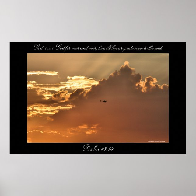 Poster Salmo 48:14 (Frente)