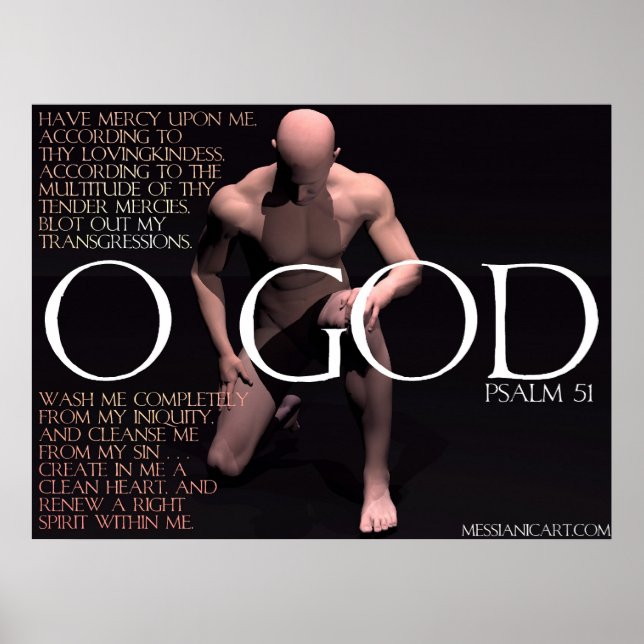 Poster Salmo 51 (Frente)