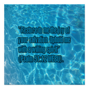 Póster Salmo 51:12 WEBU