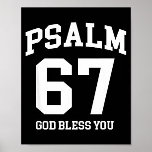 Poster Salmo 67 Cristão 6 7 Seis Sete Jesus Meme Divertid
