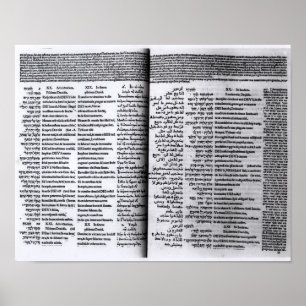 Póster Salmo de David: Psalterim Octaplums, 1516