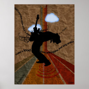 Poster Salmo de Ruído Joyous 98:4