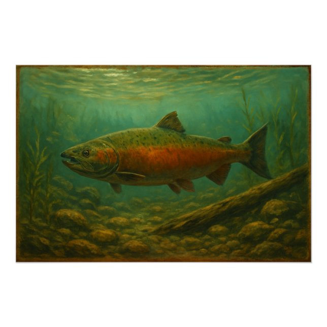 Póster Salmon Poster (Frente)