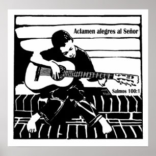 Póster Salmos 100:1