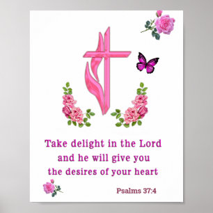 Poster Salmos 37:4