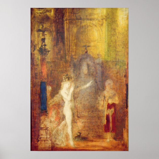 Poster Salomão dançando antes de Herod, c.1876 (Frente)