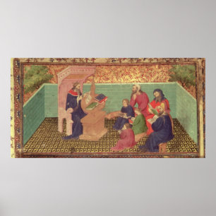 Poster Salomão dita os Provérbios