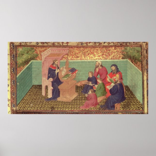 Poster Salomão dita os Provérbios (Frente)