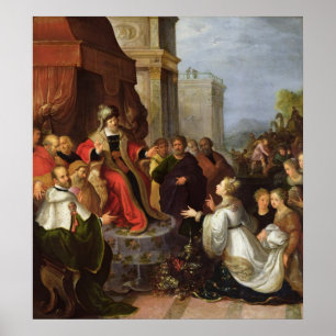 Poster Salomão e Rainha de Sheba