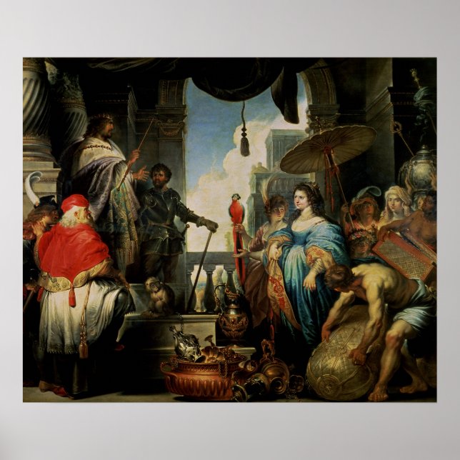 Póster Salomão e Rainha de Sheba (Frente)