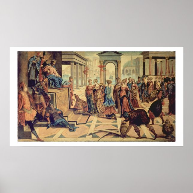 Poster Salomão e Rainha de Sheba (Frente)