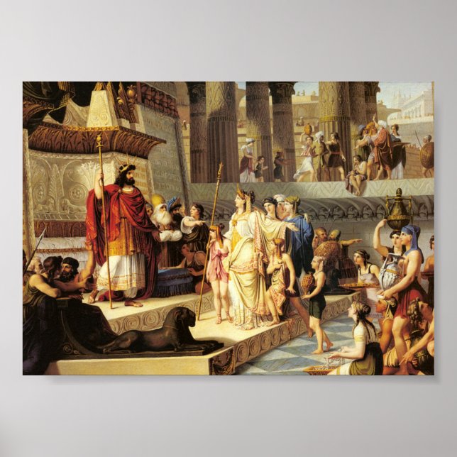 Poster Salomão e Rainha de Sheba - Giovanni De Min (Frente)