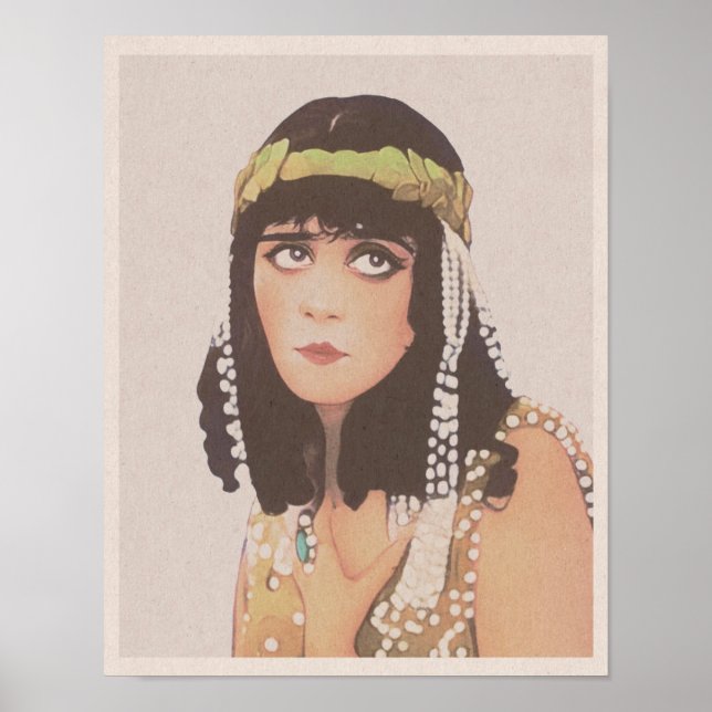 Poster Salomé (1918) - A Lily Dourada do Nilo (Frente)