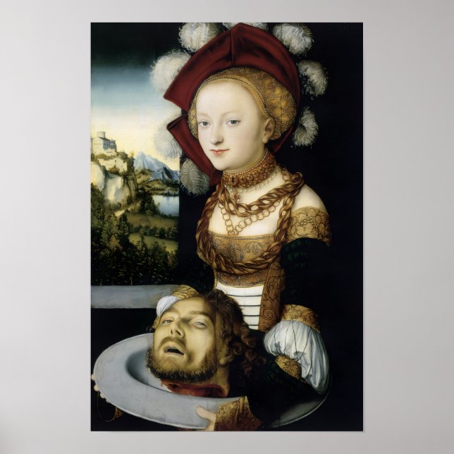 Póster Salome Com Cabeça de João Batista (Frente)