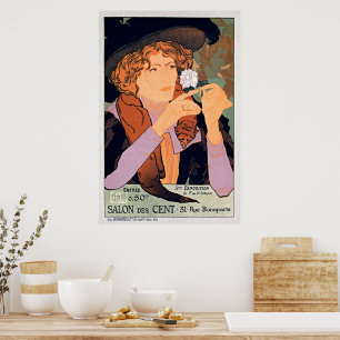 Poster Salon des Cent Cartaz Art Nouveau Georges de Feure