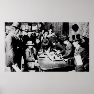 Poster SALOON DE ORIENTE DE FARO GAME c. 1900 - ARIZONA