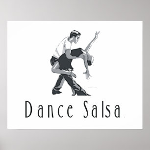 Póster Salsa SUPERIOR da dança