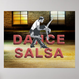 Póster Salsa SUPERIOR da dança