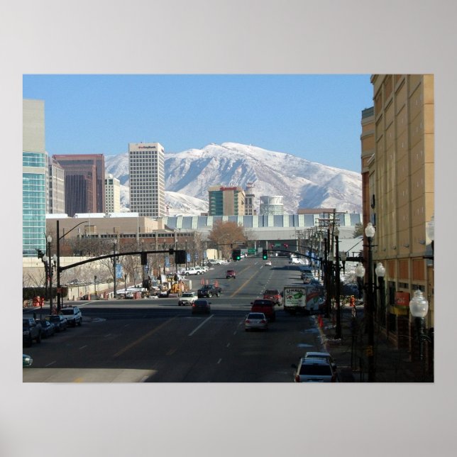 Poster Salt Lake City e Wasatch Front (Frente)