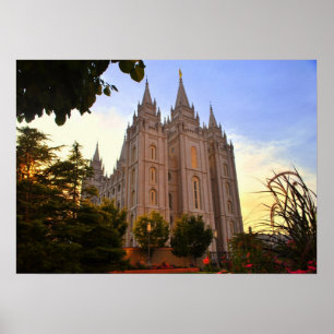 Póster Salt Lake City, Templo LDS