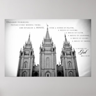 Poster - Salt Lake City Utah Templo 2