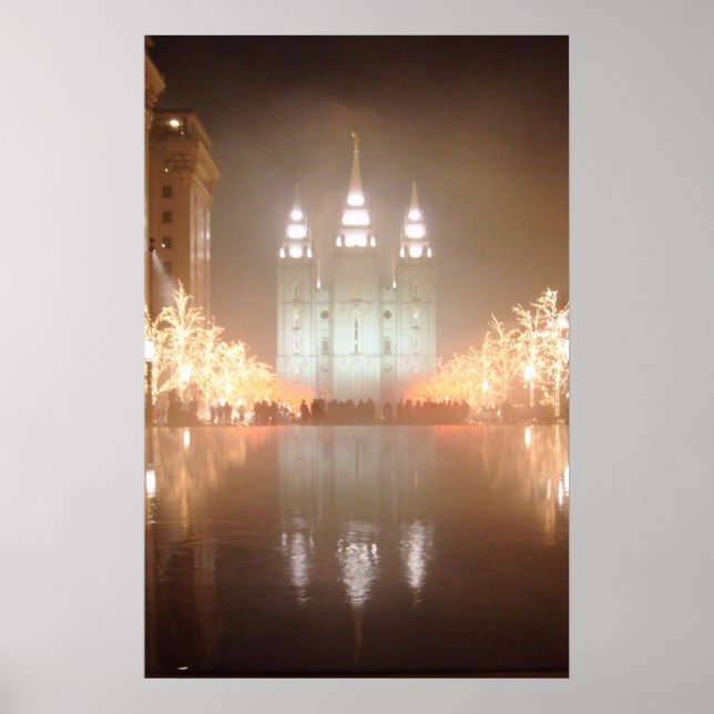 Póster Salt Lake Temple (Frente)