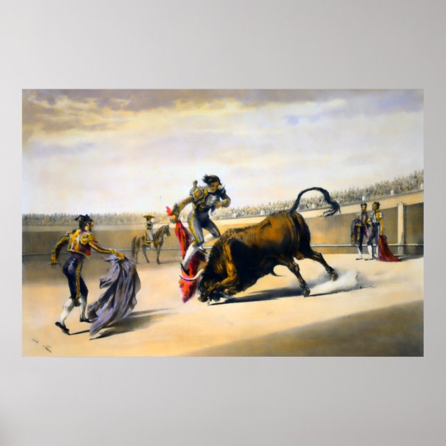 Póster Salta Tras Cuernos (Frente)