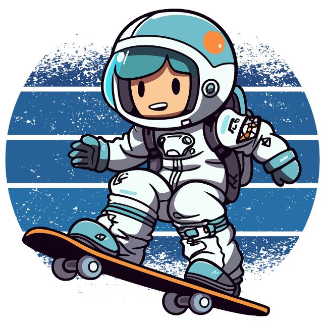 Poster Saltador Lunar ( Riding Comets to Explore Fantastical Realms!)