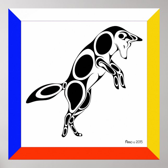 Poster Saltando Coyote (Frente)