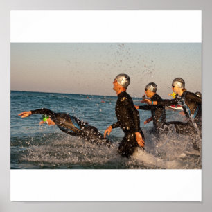 Póster Saltar para o Oceano