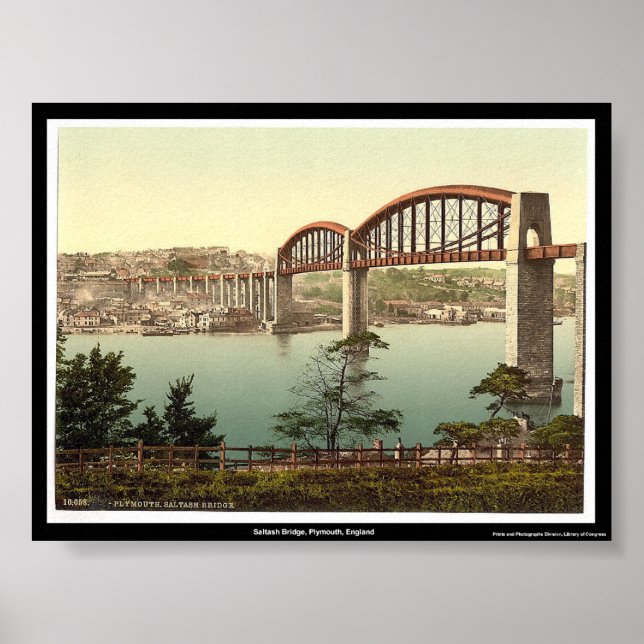 Póster Saltash Bridge, Plymouth, Inglaterra (Frente)