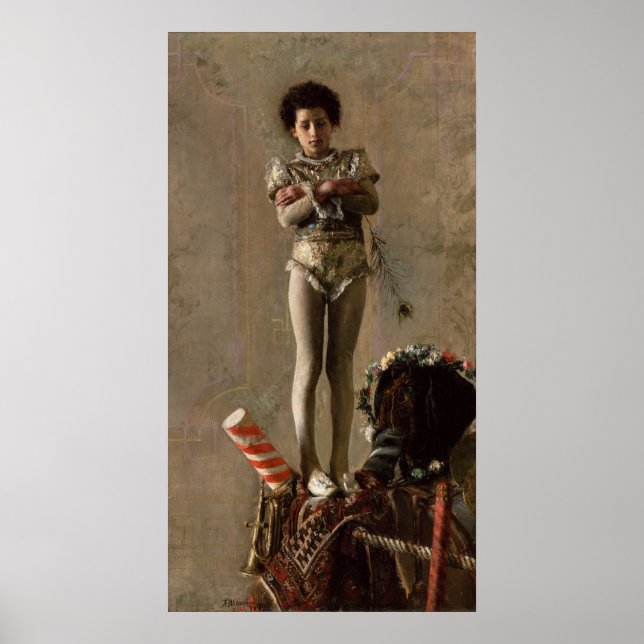 Poster Saltimbanco por Antonio Mancini (Frente)