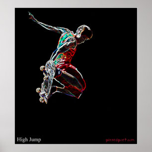 Póster Salto alto
