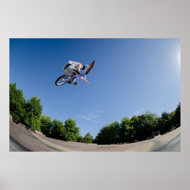 Póster Salto BMX alto (Frente)