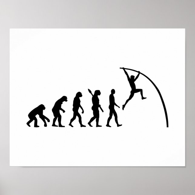 Póster Salto de Pole Evolution (Frente)